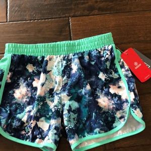 Blue and green athletic shorts BRAND NEW